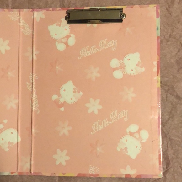Vintage Hello Kitty clip board folder 1998 Japan - Picture 5 of 10